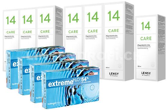 Extreme H2O 59 Thin & Lensy Care14, Jahres-Sparpaket