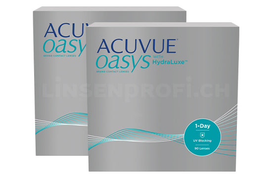 Acuvue Oasys 1-Day with HydraLuxe (2x90 Stück), SPARPAKET 3 Monate
