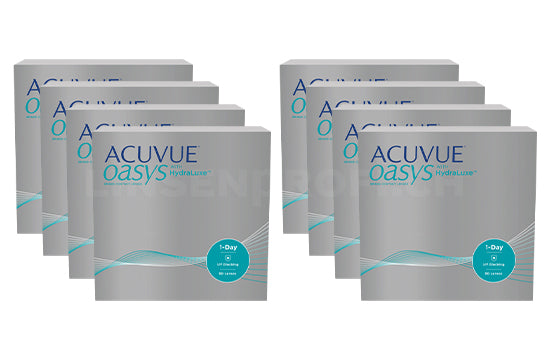 Acuvue Oasys 1-Day with HydraLuxe (2x360 Stück), SPARPAKET 12 Monate