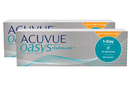 Acuvue Oasys 1-Day with HydraLuxe for Astigmatism (2x30 Stück)