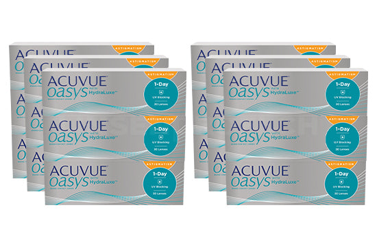 Acuvue Oasys 1-Day with HydraLuxe for Astigmatism (2x270 Stück), SPARPAKET 9 Monate