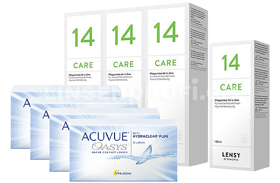 Acuvue Oasys & Lensy Care 14, Halbjahres-Sparpaket