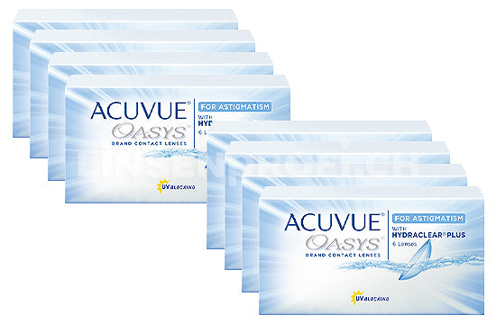 Acuvue Oasys for Astigmatism (8x6 Stück), SPARPAKET 12 Monate