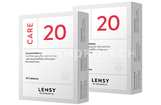 Dynaeasy 20 neu Lensy Care 20 (2x10 Tabletten)