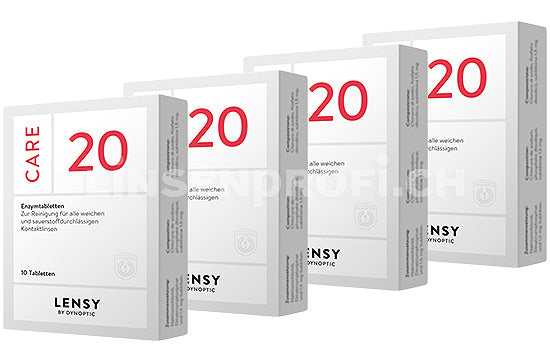 Dynaeasy 20 neu Lensy Care 20 (4x10 Tabletten)