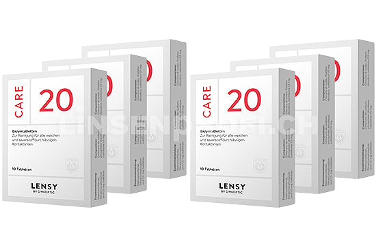 Dynaeasy 20 neu Lensy Care 20 (6x10 Tabletten)
