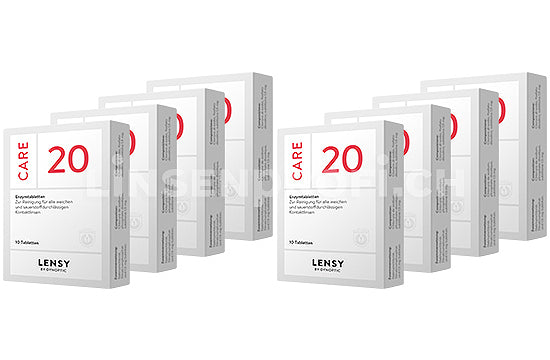 Dynaeasy 20 neu Lensy Care 20 (8x10 Tabletten)