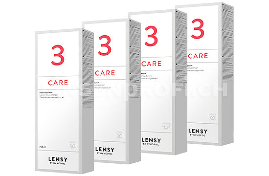 Dynaeasy 4+ neu Lensy Care 3 (4x250ml)
