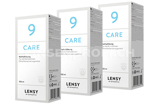 Dynaeasy 9+ neu Lensy Care 9 (3x100ml)