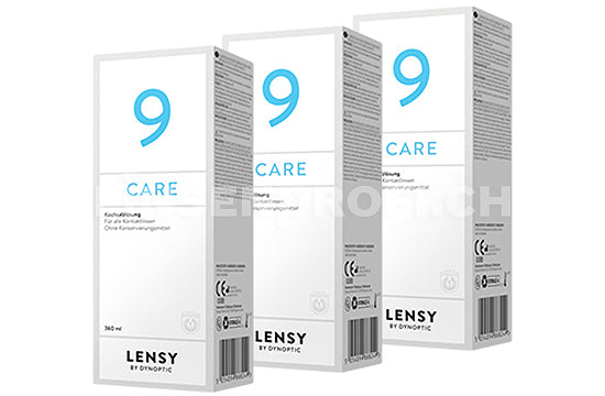 Dynaeasy 9+ neu Lensy Care 9 (3x360ml)