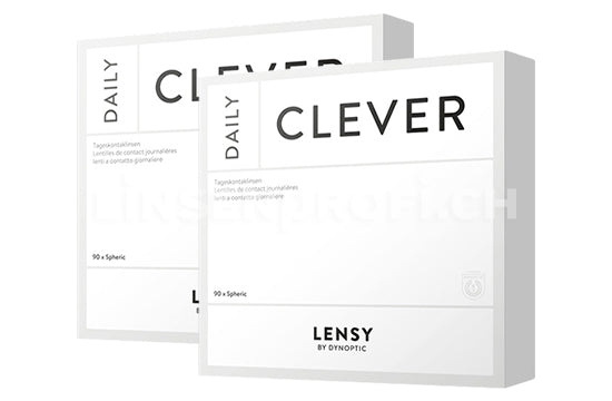 Lensy Daily Clever Spheric (2x90 Stück), SPARPAKET 3 Monate