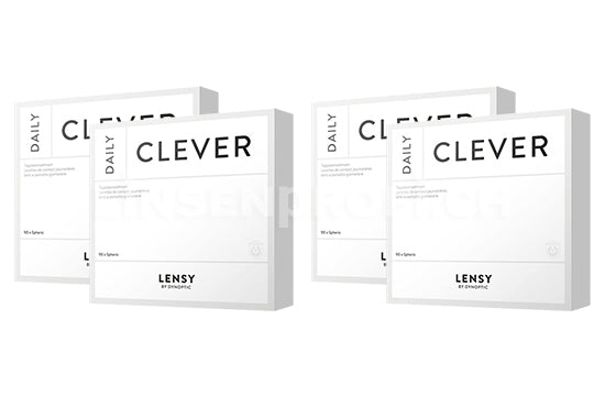 Lensy Daily Clever Spheric (2x180 Stück), SPARPAKET 6 Monate